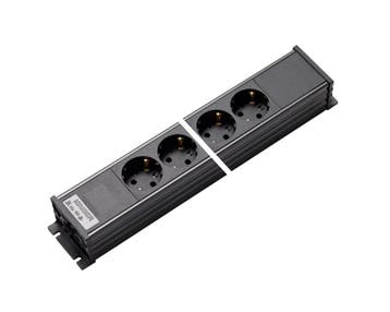 MK Power Outlet Strip 3-Weg 45 Graden Hoek AC166 In/Out, Verzenden, Nieuw, Overige typen