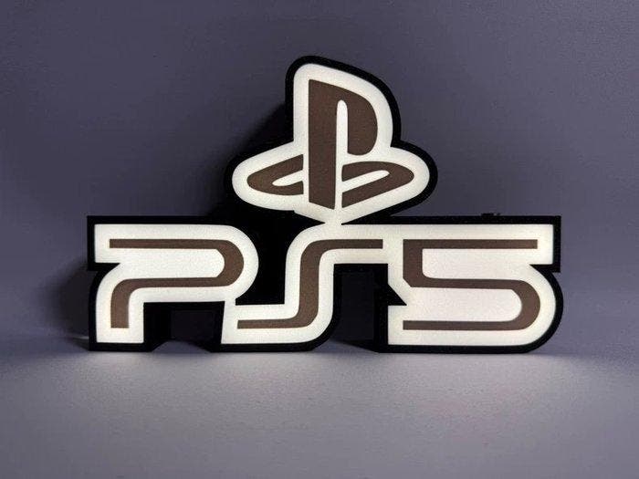 Sony - PS5 - PS5 game console lightbox - Gaming merchandise, Spelcomputers en Games, Spelcomputers | Overige Accessoires
