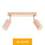 De Lampenbaas | Scandinavische Plafondlamp Sundberg – Hout, Huis en Inrichting, Lampen | Plafondlampen, Ophalen of Verzenden, Zo goed als nieuw