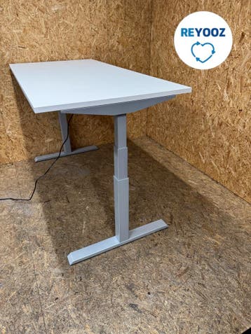 Actiforce 470 zit-sta bureau - zilvergrijs - tweedehands, Nieuw in verpakking