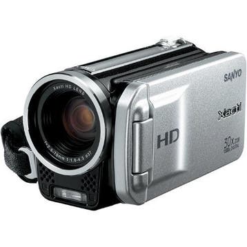 Sanyo Xacti VPC-TH1 HD Videocamera - Zilver, Verzenden, Zo goed als nieuw