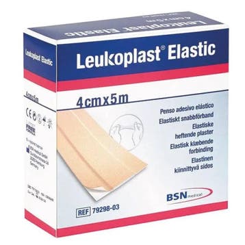 Leukoplast Elastic - 4 cm x 5 m, Verzenden, Nieuw
