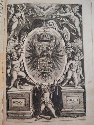 Johann Schultes per Dominicus Custos - Tirolensium Principum, Antiek en Kunst