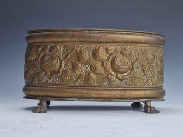 Jardinière - Koper - Art Deco, Antiek en Kunst