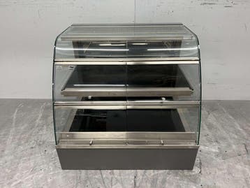 RVS Ubert Infrarood Warmhoudvitrine Warmtevitrine 80 cm 230V, Zakelijke goederen, Ophalen of Verzenden, Gebruikt