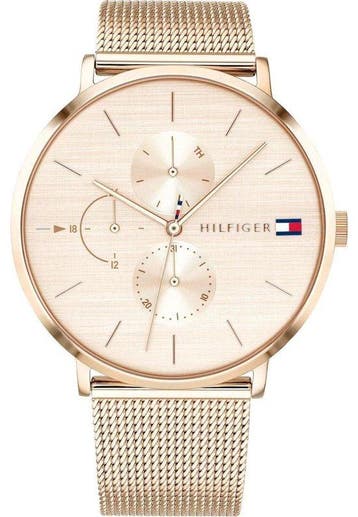 Tommy Hilfiger TH1781944 Horloge - Staal - Rosekleurig - Ø, Verzenden, Nieuw