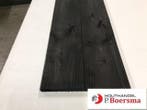 Douglas tuinplank geschaafd zwart geimpregneerd, 25 tot 50 mm, Nieuw, Plank, 300 cm of meer