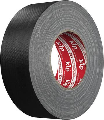 Kip 323 Gaffers tape zwart niet reflecterend voor decorbouw, Ophalen of Verzenden, Nieuw