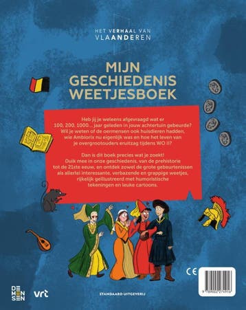 Het verhaal van Vlaanderen: Mijn geschiedenisweetjesboek /, Boeken, Kinderboeken | Jeugd | 10 tot 12 jaar, Verzenden, Zo goed als nieuw