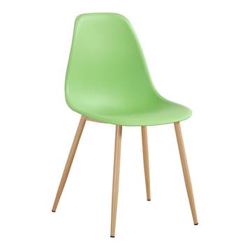 Stoel Luana - Lichtgroen / Houtlook - G-Line, Verzenden, Nieuw in verpakking