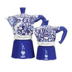 Bialetti ism Dolce&Gabbana percolator, Overige stijlen, Ophalen of Verzenden, Nieuw, Blauw