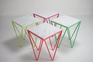 DFlab Studio - Middentafel (4) - Avior Fluo set - Carrara