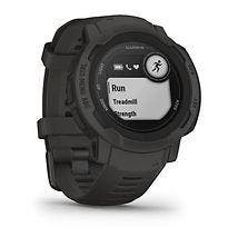 Garmin Instinct 2 45 mm zwart met een zwarte siliconen, Verzenden, Gebruikt