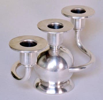 WMF - Atelier Kurt Mayer - Kandelaber - Verzilverd - Art