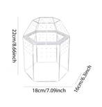 Mini Reptielen Terrarium Acryl met Ventilatie voor Spin, Verzenden, Nieuw