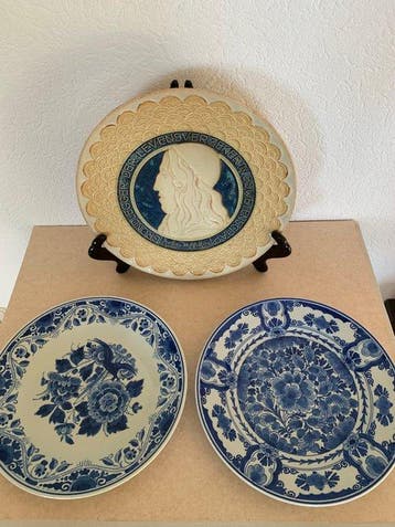 De Porceleyne Fles, Delft - Bord (3) - Aardewerk