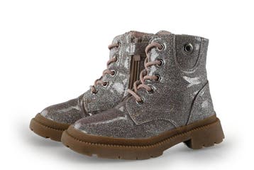 Milo &amp; Mila Boots Meisjes in maat 26 Zilver, Verzenden, Jongen of Meisje, Schoenen, Zo goed als nieuw