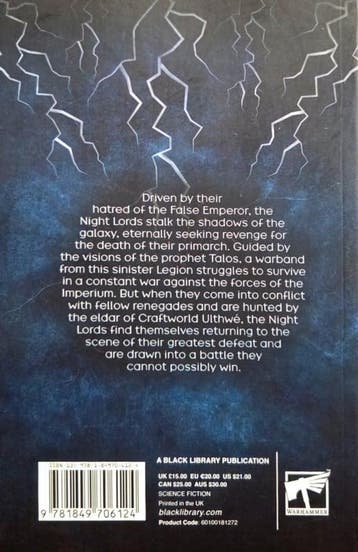 Night lords - the omnibus (Warhammer nieuw), Ophalen of Verzenden, Nieuw