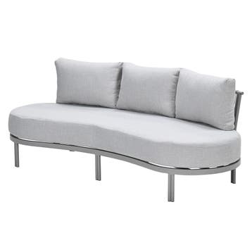 Garden Impressions Toscana loungebank L225 cm - taupe, Verzenden, Nieuw