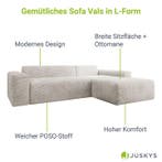 2dekans | Sofa Vals in L-vorm rechts - 250 x 183 x 71 cm -, Huis en Inrichting, Ophalen of Verzenden, Zo goed als nieuw