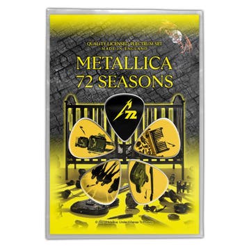 Metallica - 72 Seasons - Plectrum 5-pack off. merchandise, Ophalen of Verzenden, Nieuw, Gebruiksvoorwerp