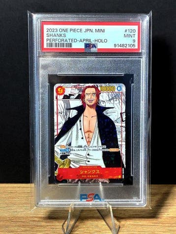 One Piece - Saikyo Jump Mini - Shanks Manga Graded card -, Nieuw