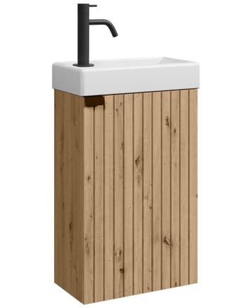 Toiletmeubel Bosco 40 x 22 cm Eiken Fonteinmeubel, Verzenden, Nieuw