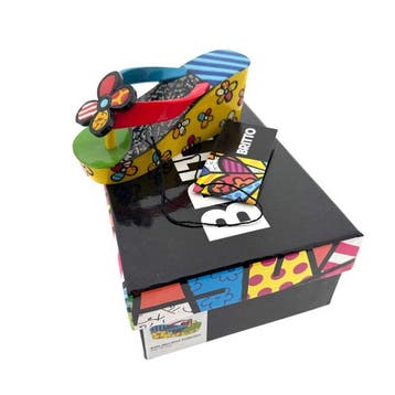 Romero Britto (1963) - Flip Flop Shoes, Antiek en Kunst