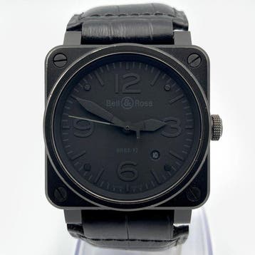 Bell & Ross - BR 03 - Phantom Matte Black - Heren -, Nieuw