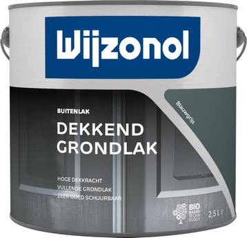 Wijzonol Dekkend Grondlak Blauwgrijs 2,5 liter, Ophalen of Verzenden, Nieuw