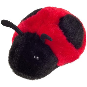 Lieveheersbeestje knuffel - pluche - rood - 11 cm, Kinderen en Baby's, Speelgoed | Knuffels en Pluche, Verzenden, Nieuw