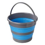ProPlus Opvouwbare emmer - 15 liter - Siliconen - Grijs/B..., Ophalen of Verzenden
