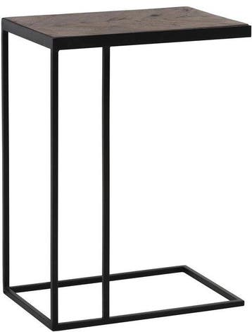 2dekans | Light & Living Chisa Bijzettafel – Bruin – 45 × 30, Ophalen of Verzenden, Zo goed als nieuw