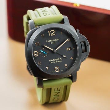 Panerai - Luminor 1950 3 Days Gmt Automatic Ceramic Case -, Nieuw