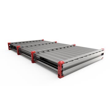 4m open lange zijde container
