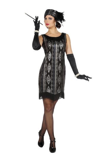 Charleston Jurk Great Gatsby, Kleding | Dames, Ophalen of Verzenden, Nieuw