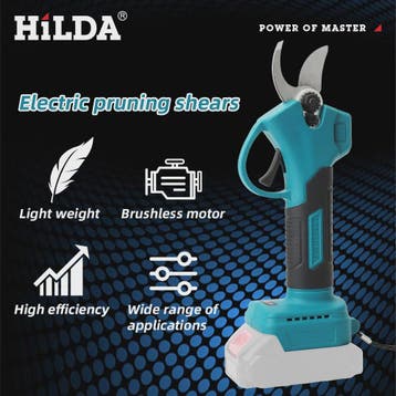 HILDA Accu Snoeischaar - Krachtige Snoeischaar voor Tuin en, Verzenden, Nieuw