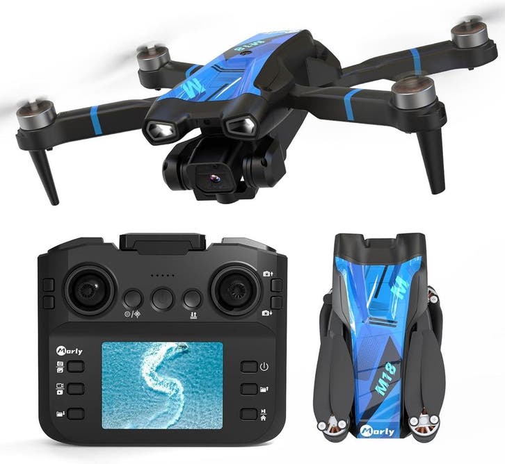 RC Drone met Camera Blauw | Retourdeal | 35% Korting, Audio, Tv en Foto, Drones, Zo goed als nieuw, Ophalen of Verzenden