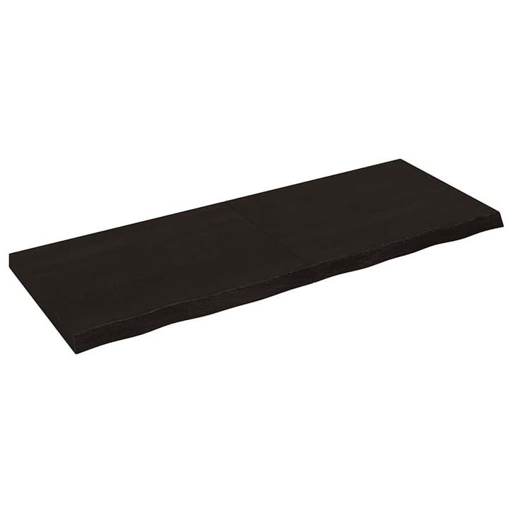 vidaXL Tafelblad 160x60x(2-6)cm behandeld eikenhout, Huis en Inrichting, Tafels | Eettafels, Nieuw, Verzenden