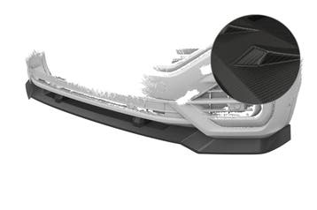 Cupspoiler voor VW Touareg 3 (Type CR) R-Line CSL813-M, Verzenden, Nieuw
