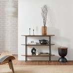 2dekans | SoBuy Bijzettafel met 3 planken - Max. 60 kg -, Huis en Inrichting, Tafels | Eettafels, Ophalen of Verzenden, Zo goed als nieuw