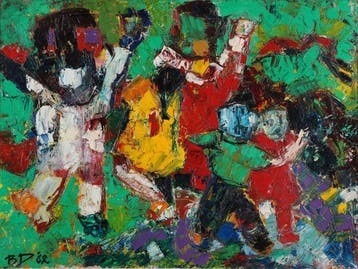 Broer Dobbelsteen (1936-2019) - Juichende figuren