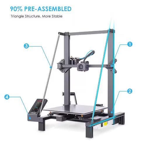 Grote 3D Printer met Touchscreen en 30 × 30 × 40 cm Volume, Computers en Software, 3D Printers, Nieuw, Verzenden