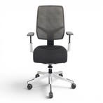 Giroflex 68 bureaustoel, zwart-aluminium, Huis en Inrichting, Ophalen of Verzenden, Gebruikt