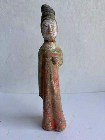Oud Chinees, Tang-dynastie Terracotta Hofdame /