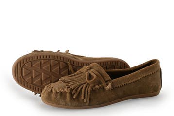 Manfield Loafers in maat 37 Cognac, Kleding | Dames, Overige kleuren, Verzenden, Overige typen, Zo goed als nieuw