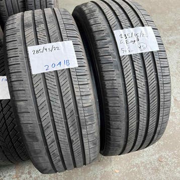 2 x Goodyear Eagle 285-45-22 4 Seizoenbanden 5,5mm, Gebruikt, 285 mm, Overige maten, Ophalen of Verzenden