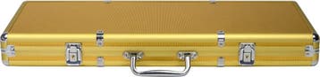 Texas Finest Golden Pokerset 500 zware Pokerchips - Casino, Ophalen of Verzenden, Gebruikt