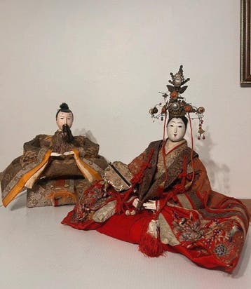 Imperiale Hina Ningyo-poppen (Keizer & Keizerin) -
