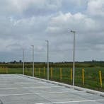 4 meter lantaarnpaal / lichtmast met voetplaat geanodise..., Nieuw